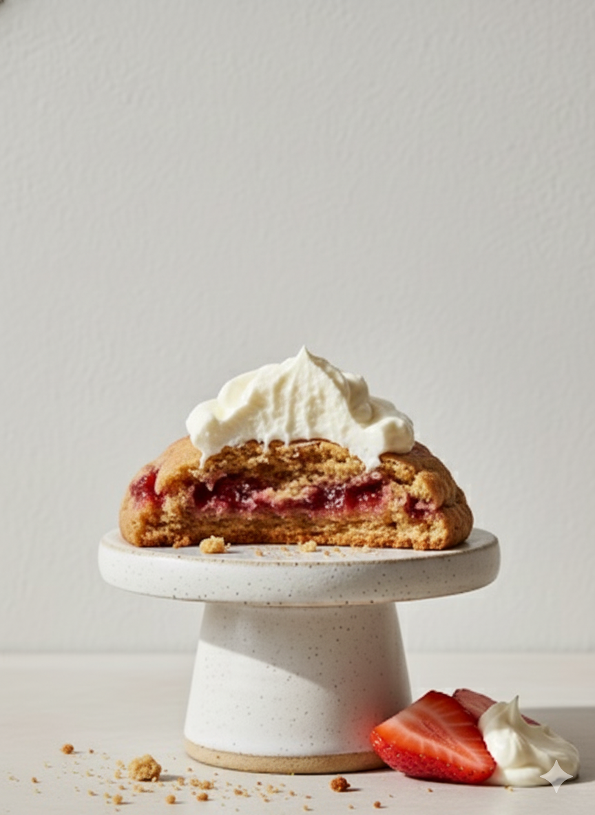 Strawberry Brown Butter Cookie