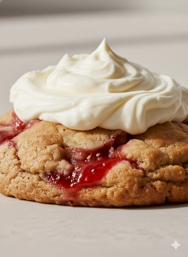 Strawberry Brown Butter Cookie